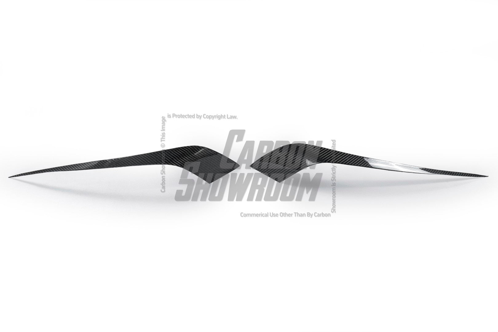 Audi S6 / A6 Avant / A6 S-Line (with s-line bumper, does not base model) C7.5 2016 2017 2018 with Aftermarket Parts - Upper Valences Pre-preg Carbon Fiber from Karbel Carbon