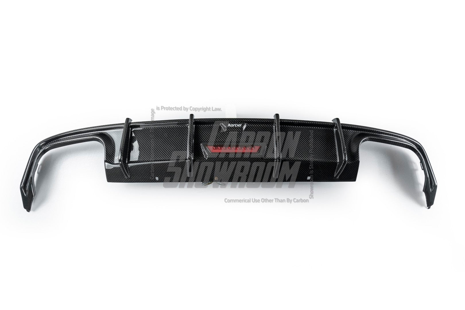 Audi S6 / A6 Avant / A6 S-line / A6 C8 2019 2020 2021 2022 2023 2024 with Aftermarket Parts - Rear Diffuser Pre-preg Carbon Fiber from Karbel Carbon