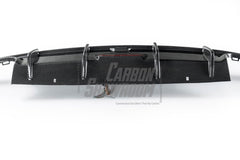 Audi S6 / A6 Avant / A6 S-line / A6 C8 2019 2020 2021 2022 2023 2024 with Aftermarket Parts - Rear Diffuser Pre-preg Carbon Fiber from Karbel Carbon