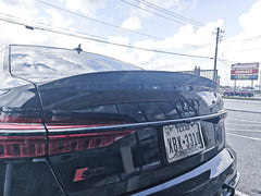 Audi S6 / A6 C8 2019 2020 2021 2022 2023 2024 with Aftermarket Parts - Rear Spoiler Pre-preg Carbon Fiber from Karbel Carbon