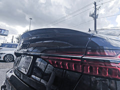 Audi S6 / A6 C8 2019 2020 2021 2022 2023 2024 with Aftermarket Parts - Rear Spoiler Pre-preg Carbon Fiber from Karbel Carbon