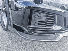 Audi S6 / A6 Avant / A6 (with S-line bumper, does not fit base model) C8 2019 2020 2021 2022 2023 2024 with Aftermarket Parts - Front Lip Pre-preg Carbon Fiber from Karbel Carbon