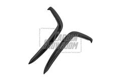 Audi S7 A7 S-line (with s-line bumper, does not base model) C7.5 2016-2018 with Aftermarket Parts - Upper Valences Pre-preg Carbon Fiber from Karbel Carbon