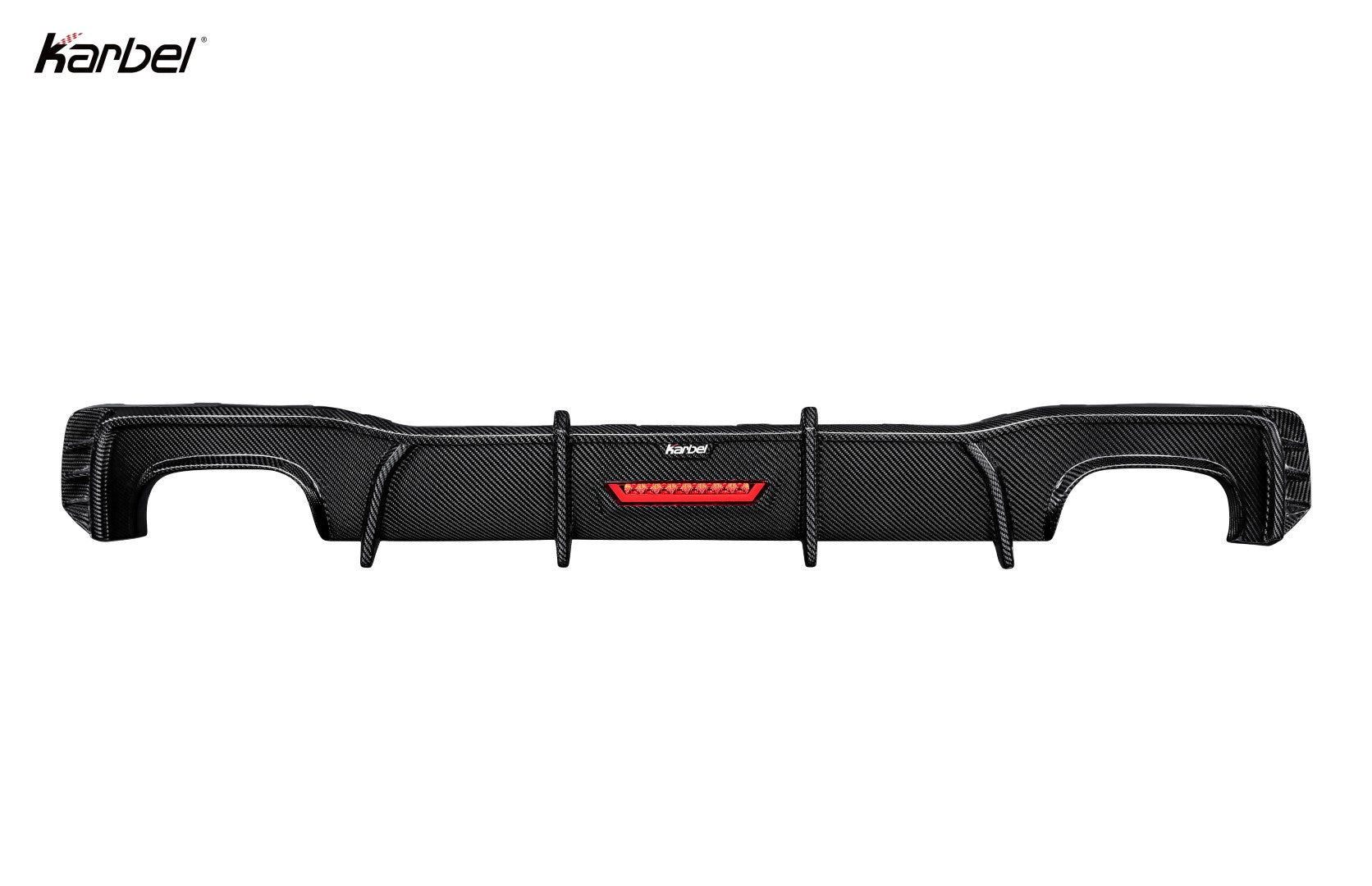 Audi S7 A7 (with s-line bumper) C8 2019-ON with Aftermarket Parts - V1 Style Rear Diffuser Pre-preg Carbon Fiber from Karbel Carbon