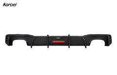 Audi S7 A7 (with s-line bumper) C8 2019-ON with Aftermarket Parts - V1 Style Rear Diffuser Pre-preg Carbon Fiber from Karbel Carbon