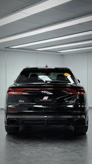 Audi Q8 2019-ON with Aftermarket Parts - V1 Style Rear Diffuser Pre-preg Carbon Fiber from Karbel Carbon