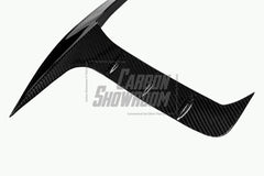 Audi SQ8 Q8 (with s-line bumper) Pre-facelift 2019 2020 2021 2022 2023 with Aftermarket Parts - Upper Valences Pre-preg Carbon Fiber from Karbel Carbon