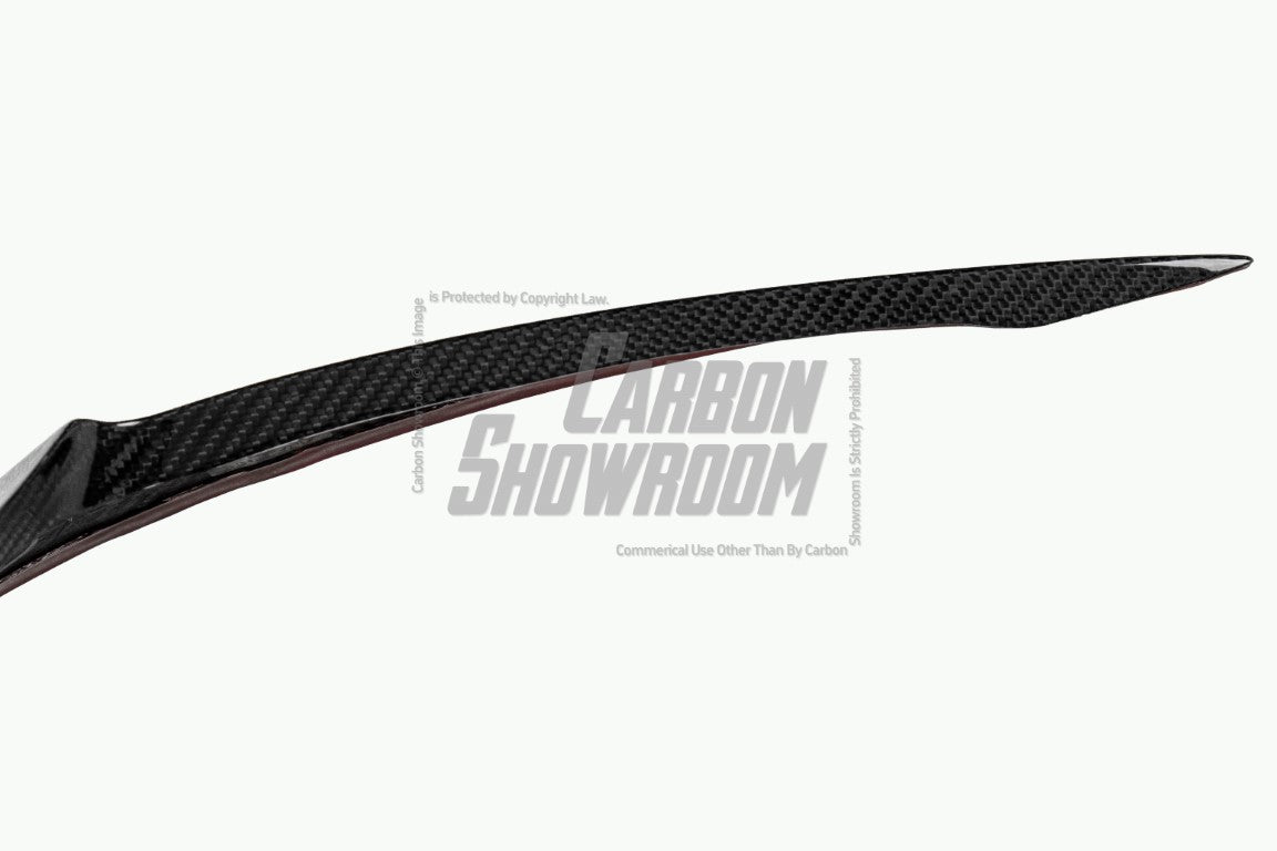 Audi SQ8 Q8 (with s-line bumper) Pre-facelift 2019 2020 2021 2022 2023 with Aftermarket Parts - Upper Valences Pre-preg Carbon Fiber from Karbel Carbon