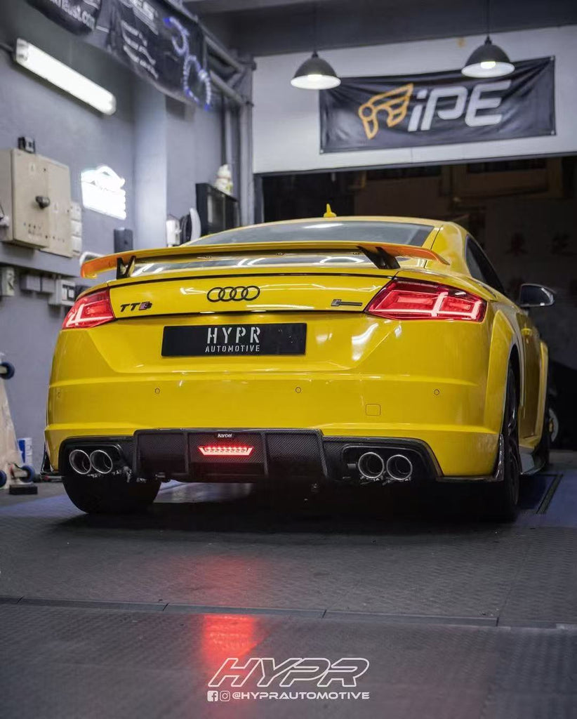 Audi TTS / TT 8S MK3 Aftermarket Parts - Karbel Rear Diffuser Carbon ...