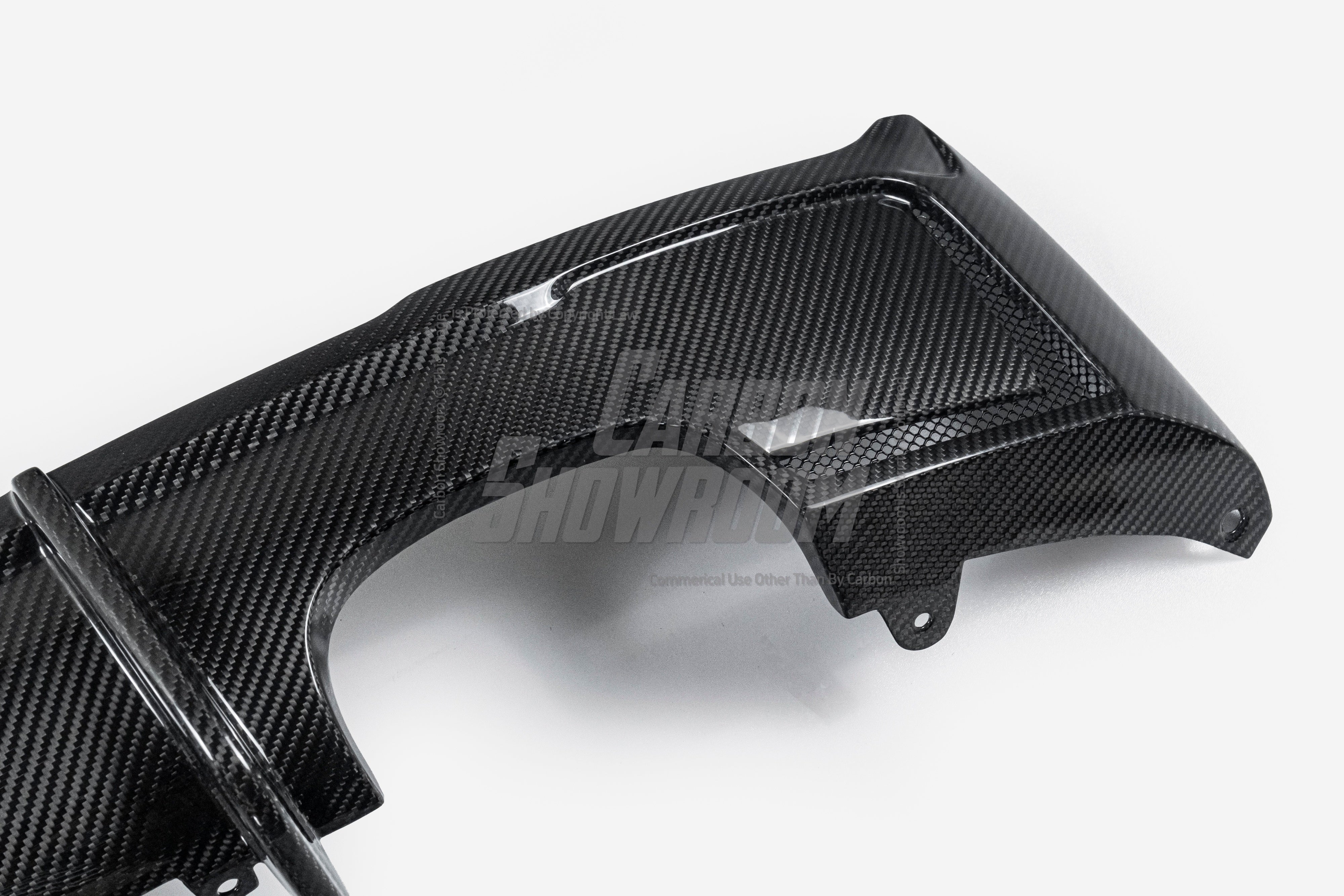 BMW 2 Series M240i 230i (with M-Package bumper) F22/F23 2014 2015 2016 2017 2018 2019 2020 2021 with Aftermarket Parts - Rear Diffuser Pre-preg Carbon Fiber from Karbel Carbon