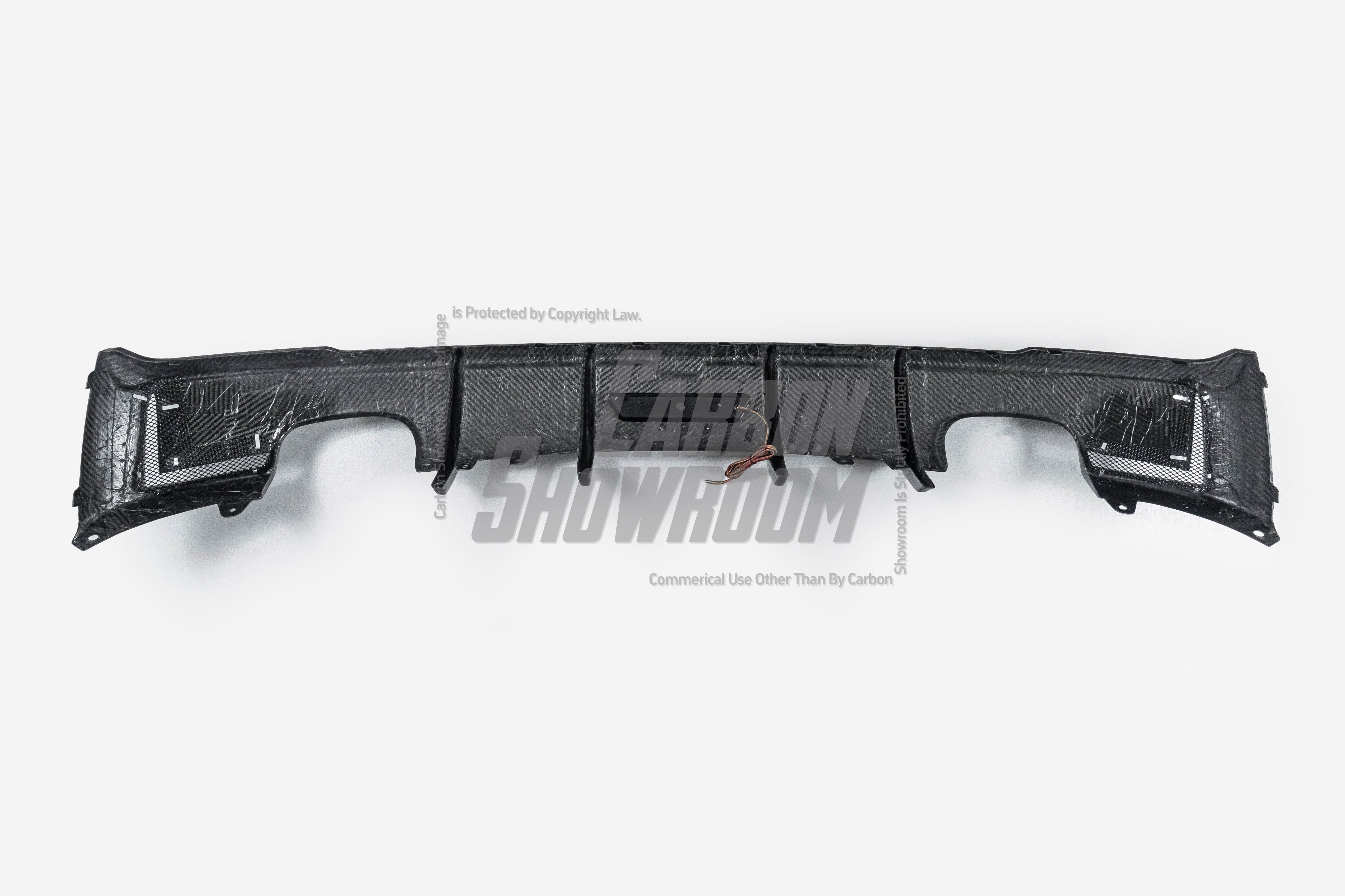 BMW 2 Series M240i 230i (with M-Package bumper) F22/F23 2014 2015 2016 2017 2018 2019 2020 2021 with Aftermarket Parts - Rear Diffuser Pre-preg Carbon Fiber from Karbel Carbon