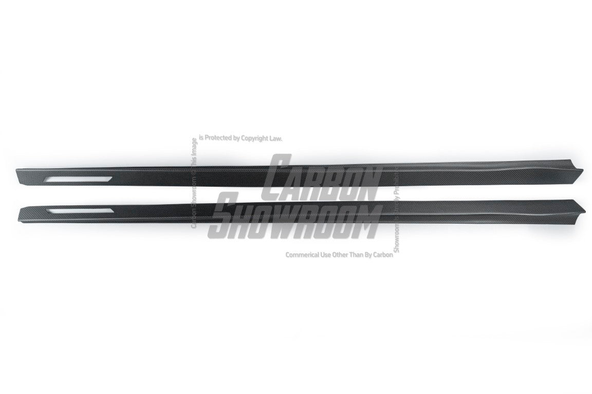 BMW 3 Series 330i M340i G20 G21 (Fits both Pre-LCI & LCI) 2019-ON with Aftermarket Parts - Side Skirts Pre-preg Carbon Fiber from Karbel Carbon