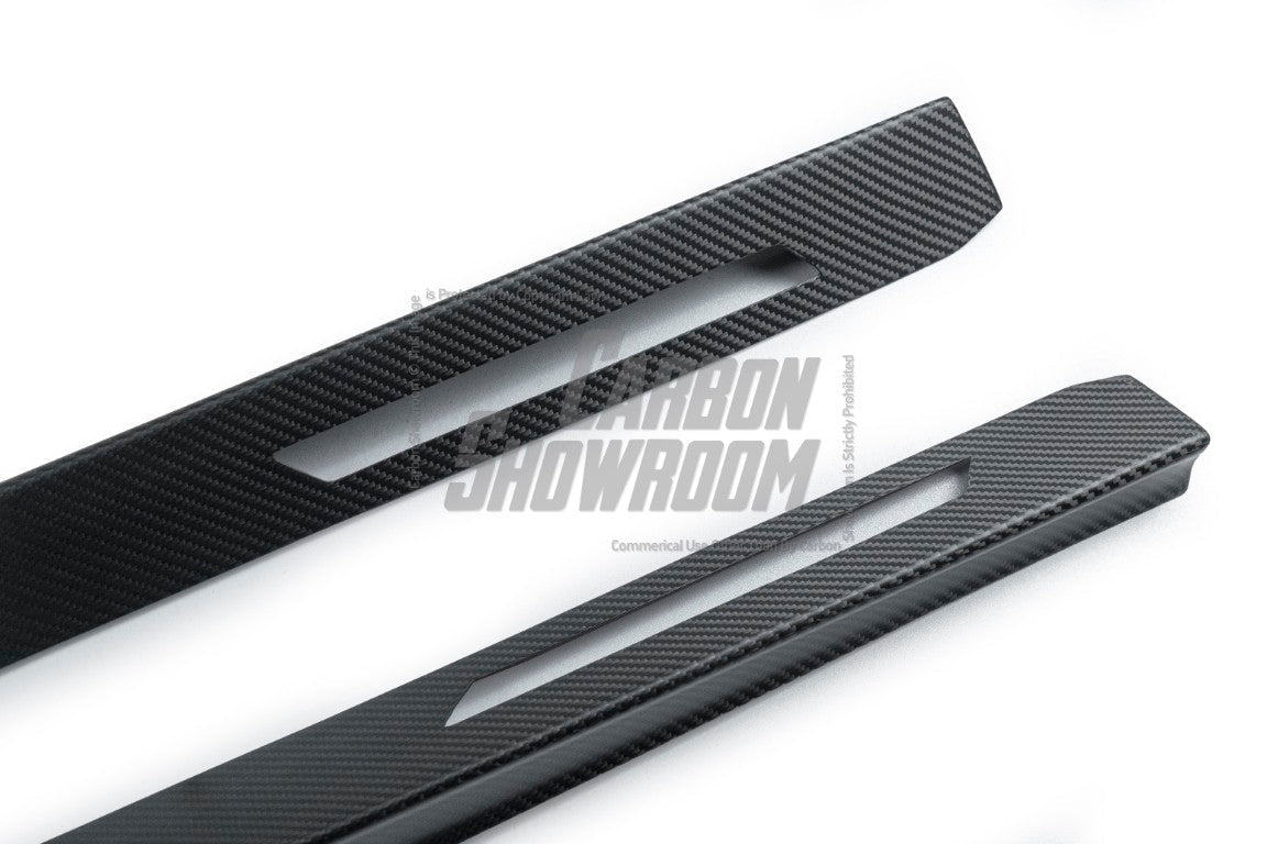 BMW 3 Series 330i M340i G20 G21 (Fits both Pre-LCI & LCI) 2019-ON with Aftermarket Parts - Side Skirts Pre-preg Carbon Fiber from Karbel Carbon