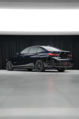 BMW 3 Series 330i M340i G20 G21 (Fits both Pre-LCI & LCI) 2019-ON with Aftermarket Parts - Side Skirts Pre-preg Carbon Fiber from Karbel Carbon