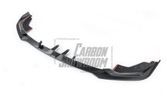 BMW 3 Series 330i (with M-package bumper, does not fit base model) M340i G20 G21 LCI 2023 2024 with Aftermarket Parts - V2 Style Front Lip Pre-preg Carbon Fiber from Karbel Carbon