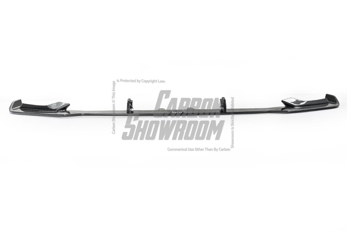 BMW 3 Series 330i (with M-package bumper, does not fit base model) M340i G20 G21 LCI 2023 2024 with Aftermarket Parts - V2 Style Front Lip Pre-preg Carbon Fiber from Karbel Carbon