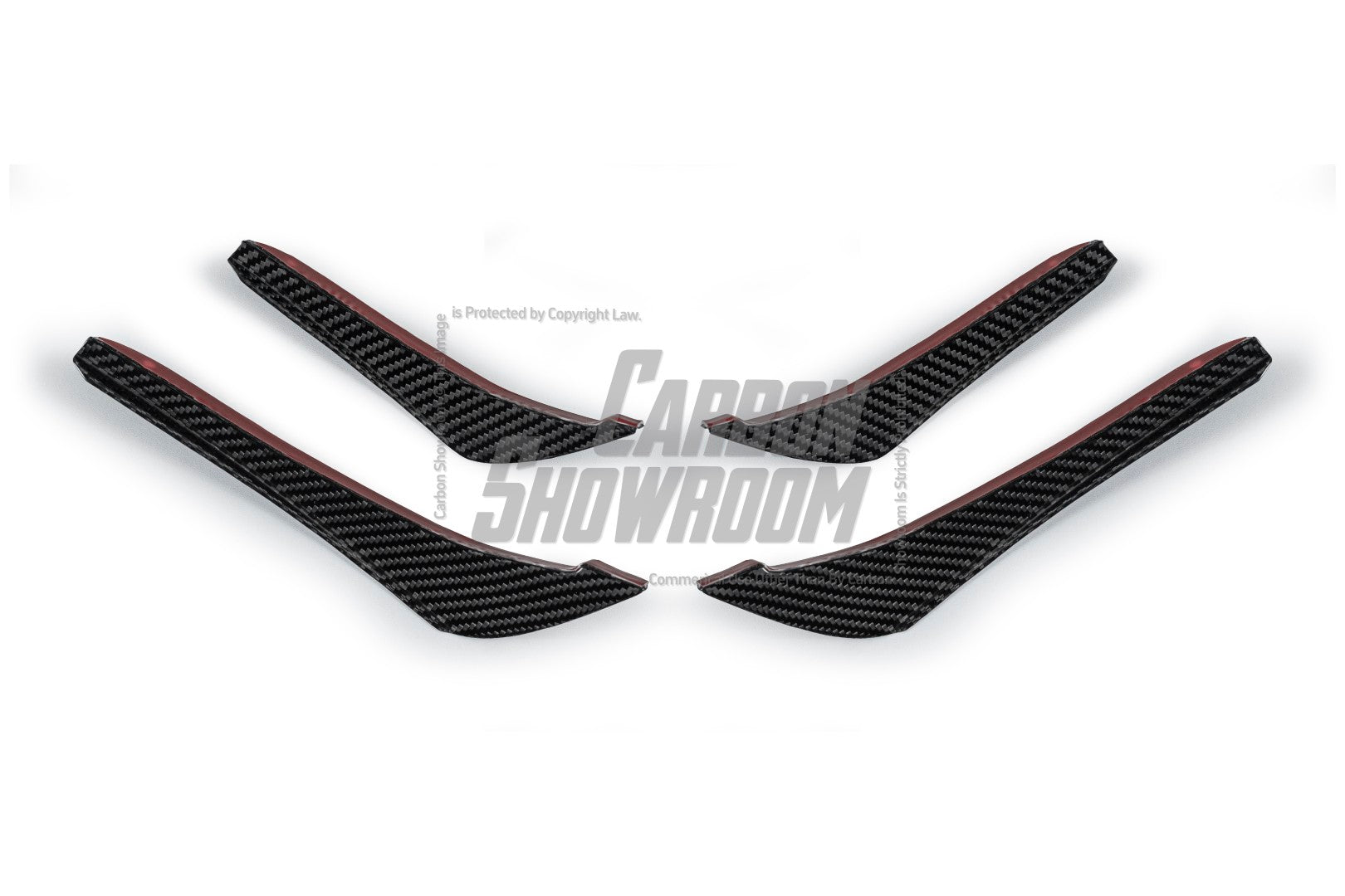 BMW 3 Series 330i (with M-package bumper, does not fit base model) M340i G20 G21 Pre-LCI 2019-2022 with Aftermarket Parts - Front Canards Pre-preg Carbon Fiber from Karbel Carbon