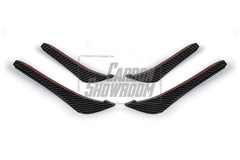 BMW 3 Series 330i (with M-package bumper, does not fit base model) M340i G20 G21 Pre-LCI 2019-2022 with Aftermarket Parts - Front Canards Pre-preg Carbon Fiber from Karbel Carbon