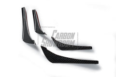 BMW 3 Series 330i (with M-package bumper, does not fit base model) M340i G20 G21 Pre-LCI 2019-2022 with Aftermarket Parts - Front Canards Pre-preg Carbon Fiber from Karbel Carbon