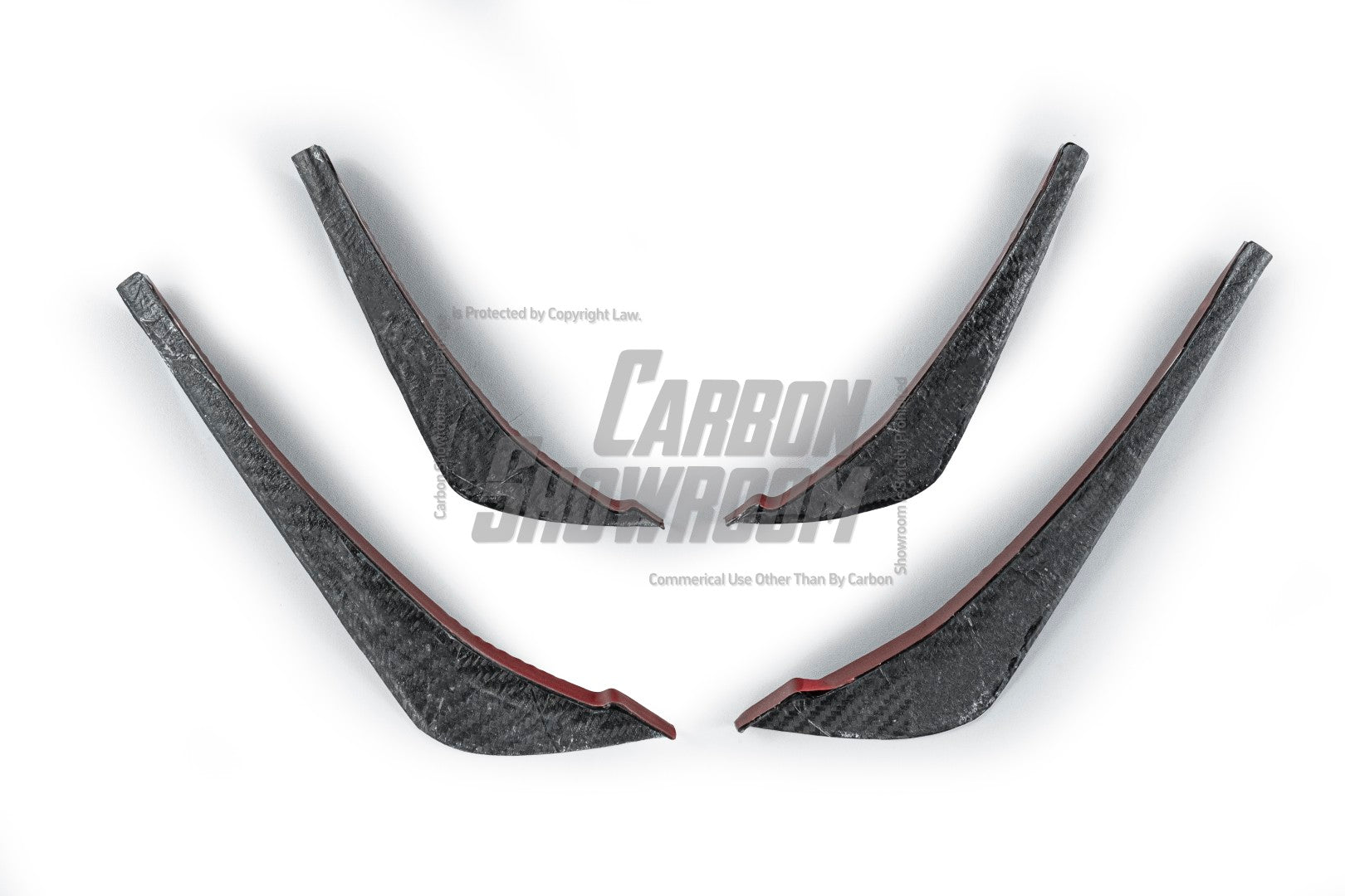 BMW 3 Series 330i (with M-package bumper, does not fit base model) M340i G20 G21 Pre-LCI 2019-2022 with Aftermarket Parts - Front Canards Pre-preg Carbon Fiber from Karbel Carbon