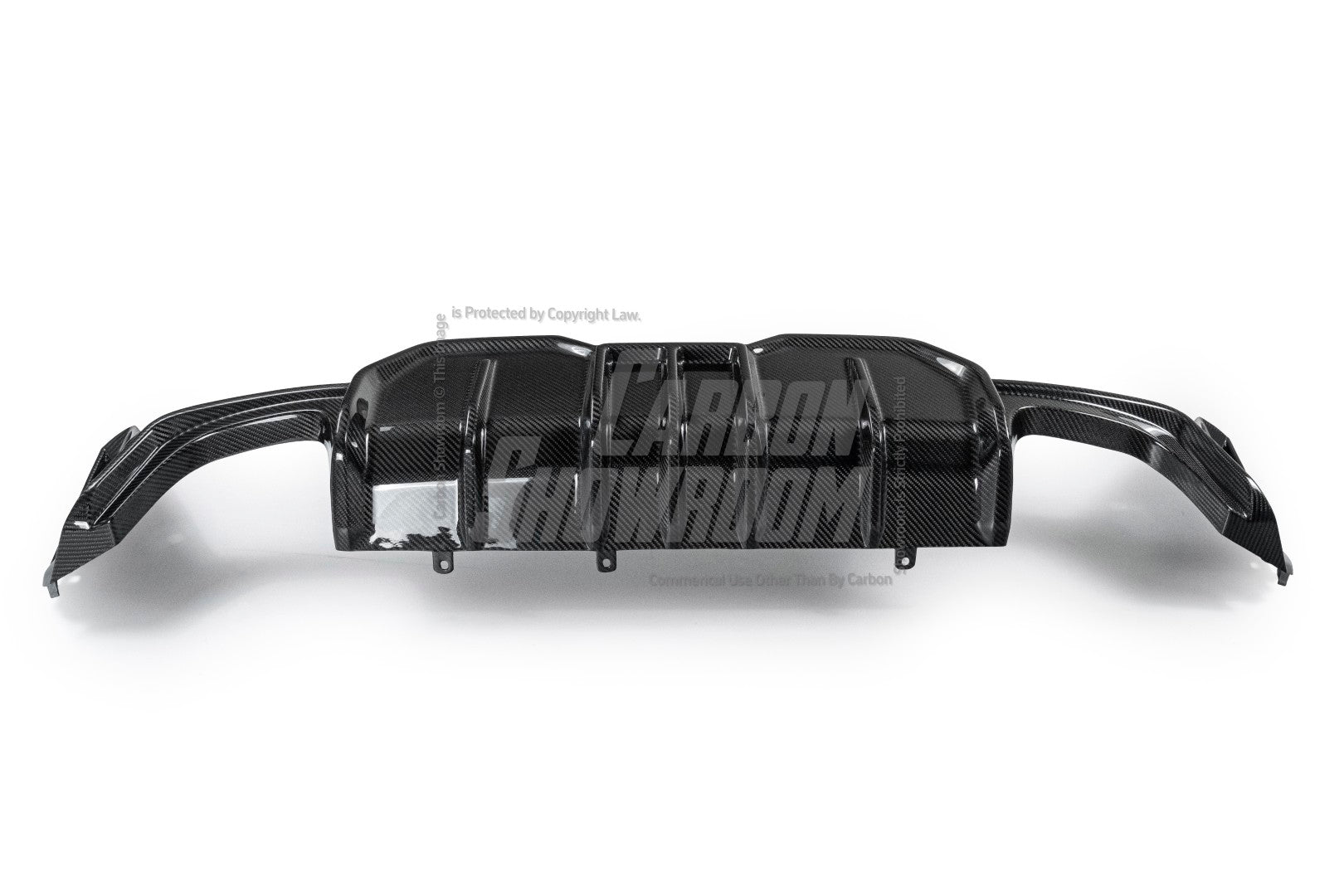 BMW 3 Series 330i (with M-package bumper, does not fit base model) M340i G20 G21 LCI 2023-ON with Aftermarket Parts - Rear Diffuser & Canards Pre-preg Carbon Fiber from Karbel Carbon