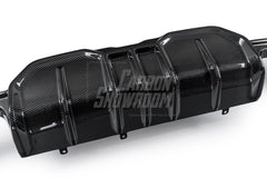 BMW 3 Series 330i (with M-package bumper, does not fit base model) M340i G20 G21 LCI 2023-ON with Aftermarket Parts - Rear Diffuser & Canards Pre-preg Carbon Fiber from Karbel Carbon