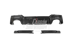 BMW 4 series 430i M440i G22 G23 2020-ON with Aftermarket Parts - Rear Diffuser & Canards Pre-preg Carbon Fiber from Karbel Carbon