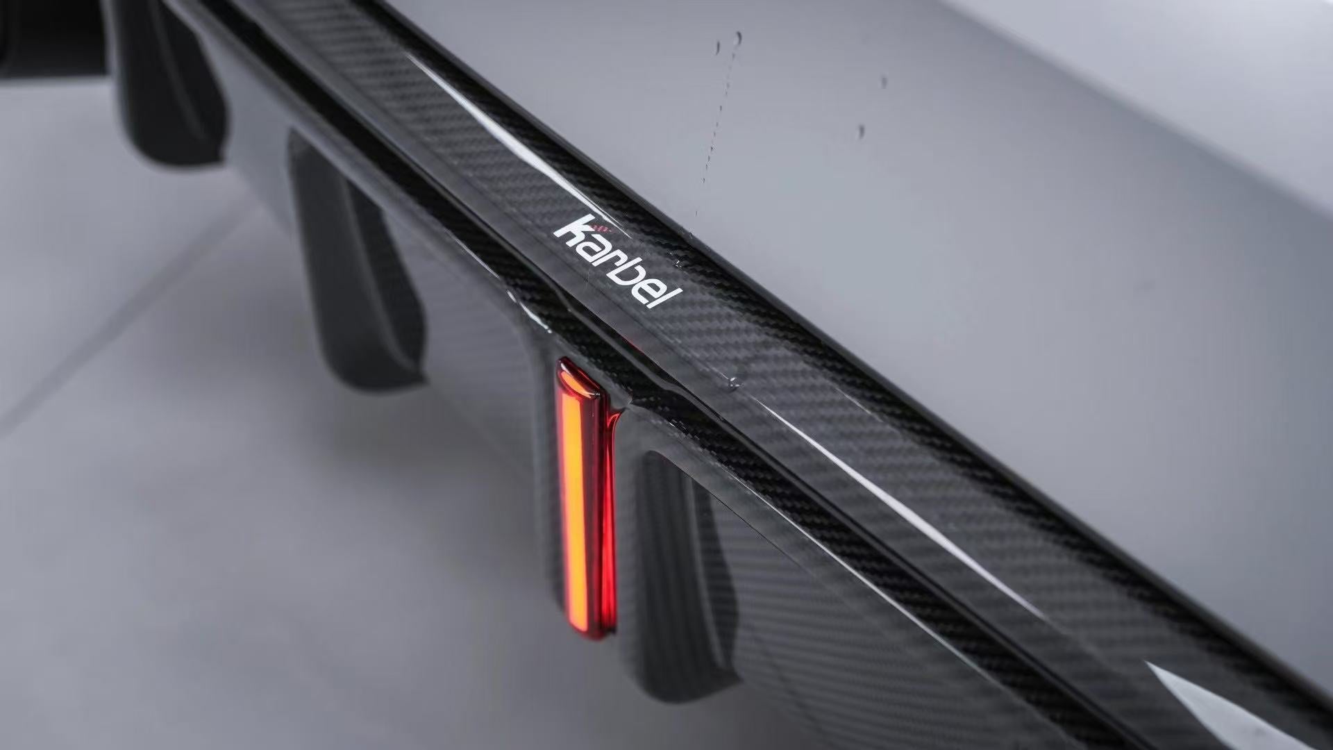 BMW 4 series 430i M440i G22 G23 2020-ON with Aftermarket Parts - Rear Diffuser & Canards Pre-preg Carbon Fiber from Karbel Carbon