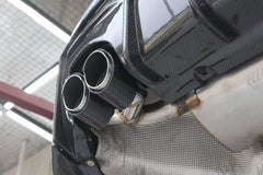 BMW 4 Series 430i M440i G22 G23 2020-ON with Aftermarket Parts - Rear Diffuser & Canards Pre-preg Carbon Fiber from Karbel Carbon