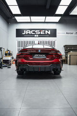 BMW 4 series 430i M440i G22 G23 2020-ON with Aftermarket Parts - Rear Diffuser & Canards Pre-preg Carbon Fiber from Karbel Carbon