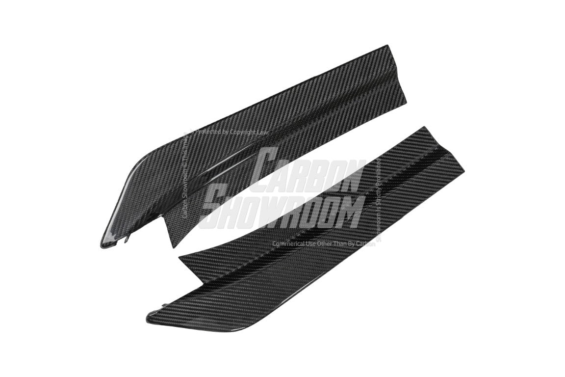 BMW 4 series 430i M440i G22 G23 2020-ON with Aftermarket Parts - Rear Diffuser & Canards Pre-preg Carbon Fiber from Karbel Carbon