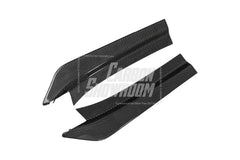 BMW 4 series 430i M440i G22 G23 2020-ON with Aftermarket Parts - Rear Diffuser & Canards Pre-preg Carbon Fiber from Karbel Carbon