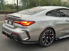 BMW 4 series 430i (with M-package bumper, does not fit base model) M440i G22 G23 2020-ON with Aftermarket Parts - Rear Bumper Canards Pre-preg Carbon Fiber from Karbel Carbon