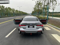 BMW 4 series 430i M440i G22 G23 2020-ON with Aftermarket Parts - Rear Diffuser & Canards Pre-preg Carbon Fiber from Karbel Carbon