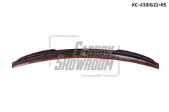 BMW 4 Series 430i M440i G22 G23 2020-ON & M4 / M4C / M4CS  G82 2021-ON with Aftermarket Parts - Rear Spoiler Pre-preg Carbon Fiber from Karbel Carbon