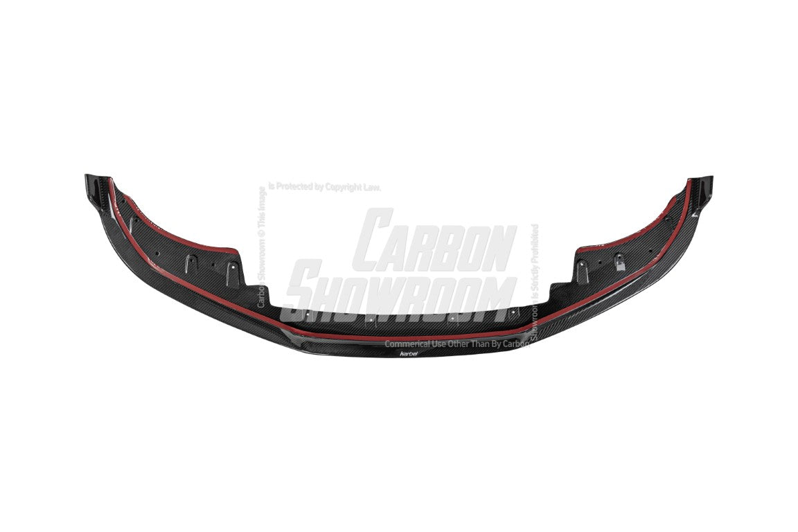 BMW 4 series 430i (with M-package bumper, does not fit base model) M440i G22 G23 2020-ON with Aftermarket Parts - Front Lip Pre-preg Carbon Fiber from Karbel Carbon