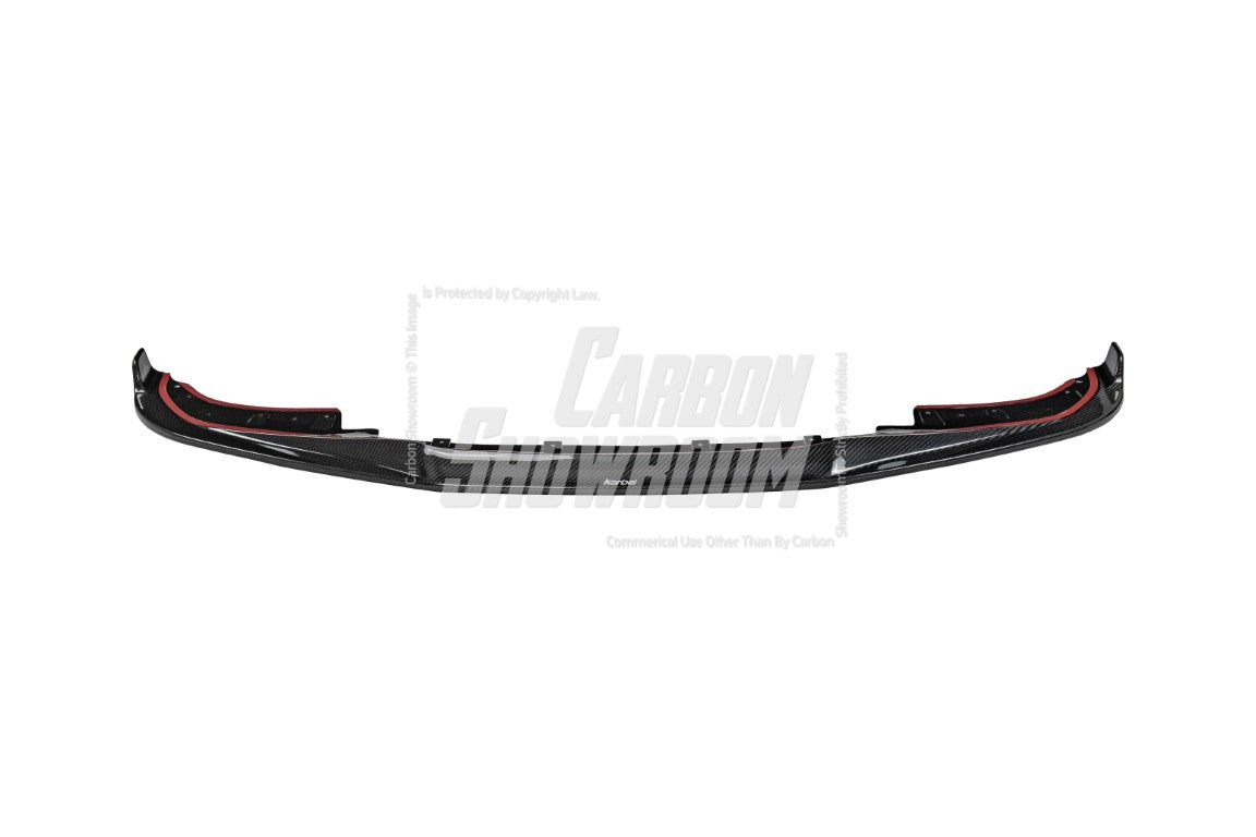 BMW 4 series 430i (with M-package bumper, does not fit base model) M440i G22 G23 2020-ON with Aftermarket Parts - Front Lip Pre-preg Carbon Fiber from Karbel Carbon