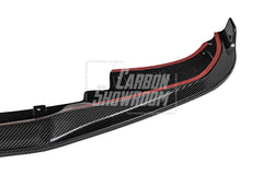 BMW 4 series 430i (with M-package bumper, does not fit base model) M440i G22 G23 2020-ON with Aftermarket Parts - Front Lip Pre-preg Carbon Fiber from Karbel Carbon