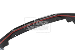 BMW 4 series 430i (with M-package bumper, does not fit base model) M440i G22 G23 2020-ON with Aftermarket Parts - Front Lip Pre-preg Carbon Fiber from Karbel Carbon