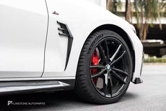BMW 4 series 430i (with M-package bumper, does not fit base model) M440i G22 G23 2020-ON with Aftermarket Parts - Side Skirts Pre-preg Carbon Fiber from Karbel Carbon