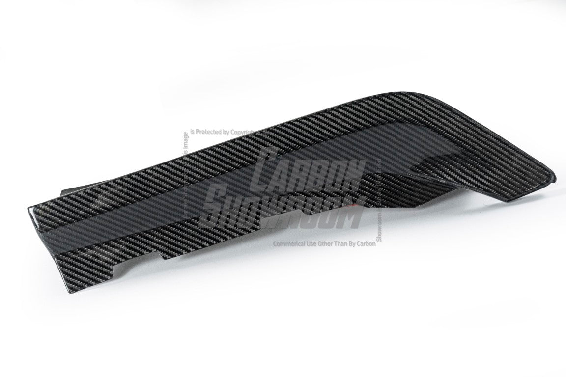 BMW 4 Series Gran Coupe M440i 430i (with M-package bumper, does not fit base model) G26 2022-ON with Aftermarket Parts - Rear Diffuser & Canards Pre-preg Carbon Fiber from Karbel Carbon