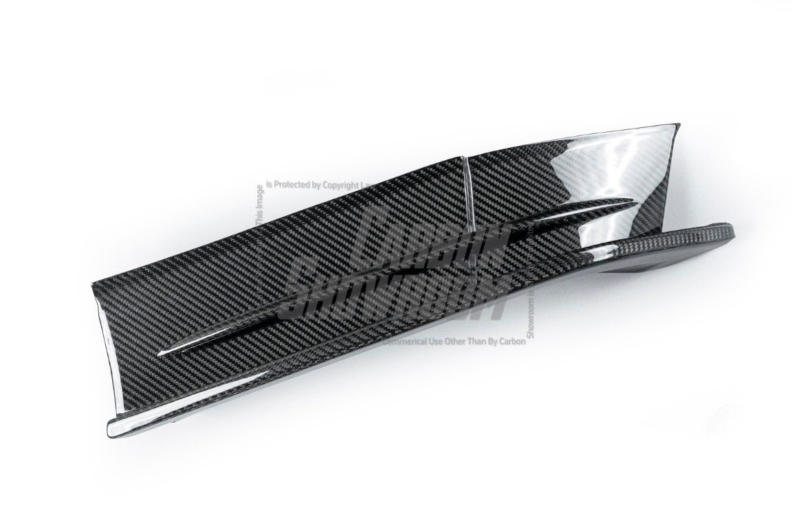BMW 4 Series Gran Coupe M440i 430i (with M-package bumper, does not fit base model) G26 2022-ON with Aftermarket Parts - Rear Diffuser & Canards Pre-preg Carbon Fiber from Karbel Carbon