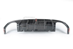 BMW 4 Series Gran Coupe M440i 430i (with M-package bumper, does not fit base model) G26 2022-ON with Aftermarket Parts - Rear Diffuser & Canards Pre-preg Carbon Fiber from Karbel Carbon
