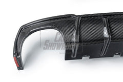 BMW 4 Series Gran Coupe M440i 430i (with M-package bumper, does not fit base model) G26 2022-ON with Aftermarket Parts - Rear Diffuser & Canards Pre-preg Carbon Fiber from Karbel Carbon