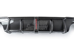 BMW 4 Series Gran Coupe M440i 430i (with M-package bumper, does not fit base model) G26 2022-ON with Aftermarket Parts - Rear Diffuser & Canards Pre-preg Carbon Fiber from Karbel Carbon