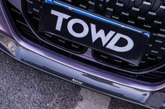 BMW 4 series 430i (with M-package bumper, does not fit base model) M440i G22 G23 2020-ON with Aftermarket Parts - Front Lip Pre-preg Carbon Fiber from Karbel Carbon