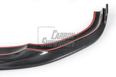 BMW 8 Series M850 840 (With M-Package Bumper) G14 G15 G16 2018-ON with Aftermarket Parts - Pre-preg Carbon Fiber Front Lip from Karbel Carbon