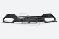  BMW 8 Series M850 840 (With M-Package Bumper) G16 2018 2019 2020 2021 2022 2023 2024 with Aftermarket Parts - Rear Diffuser Pre-preg Carbon Fiber from Karbel Carbon