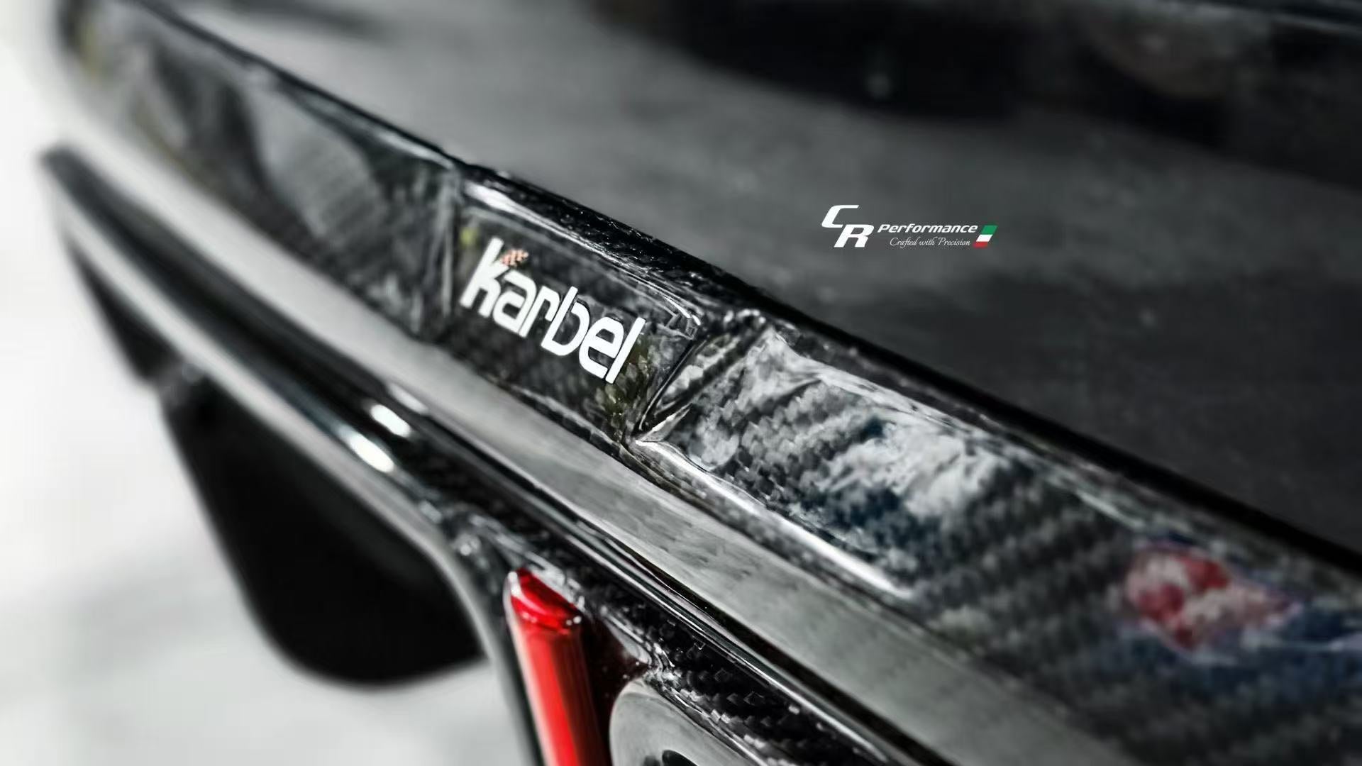  BMW 8 Series M850 840 (With M-Package Bumper) G16 2018 2019 2020 2021 2022 2023 2024 with Aftermarket Parts - Rear Diffuser Pre-preg Carbon Fiber from Karbel Carbon