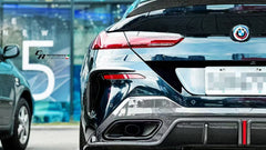  BMW 8 Series M850 840 (With M-Package Bumper) G16 2018 2019 2020 2021 2022 2023 2024 with Aftermarket Parts - Rear Diffuser Pre-preg Carbon Fiber from Karbel Carbon